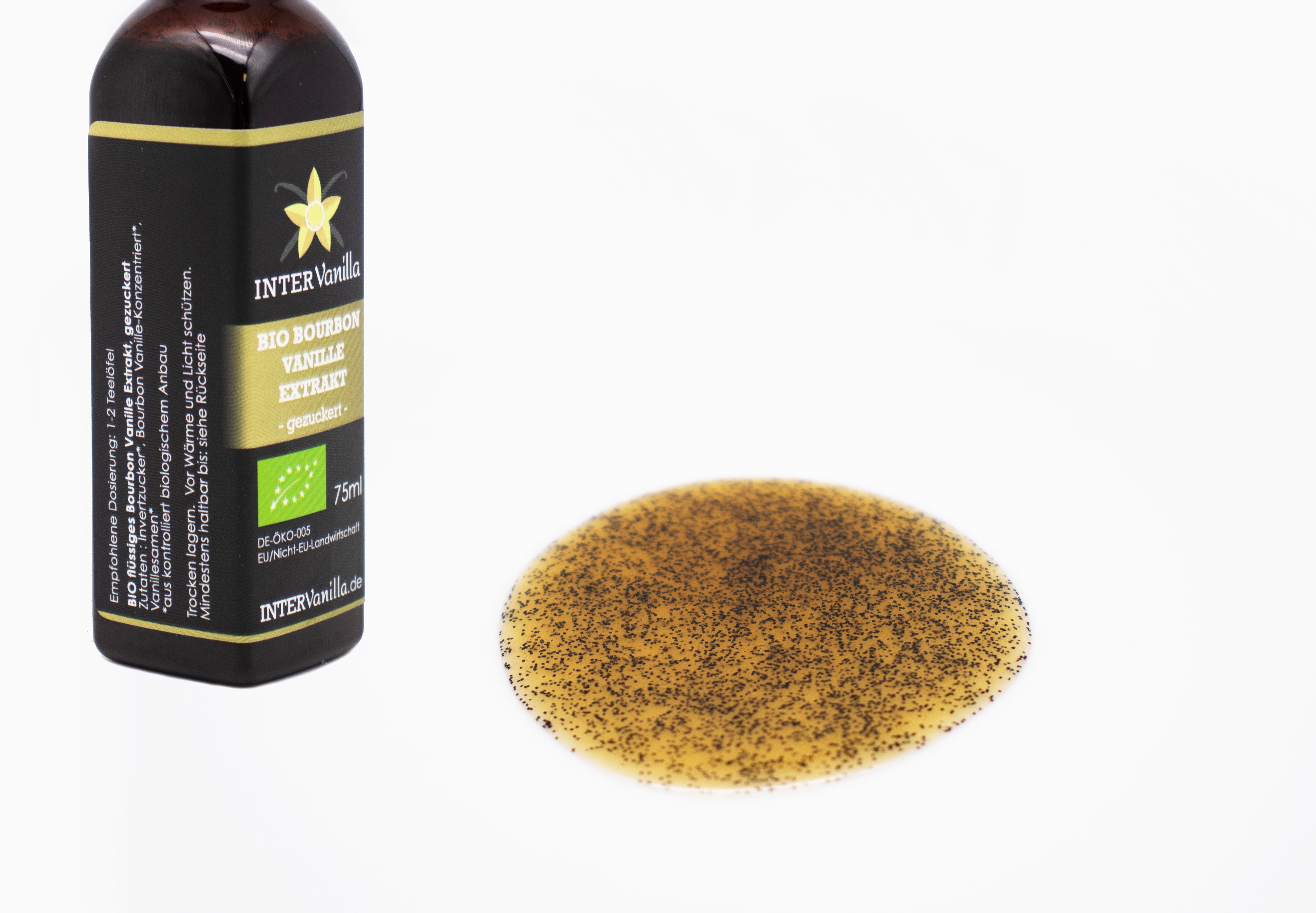 Bio Bourbon Vanilleextrakt ohne Alkohol 75 ml